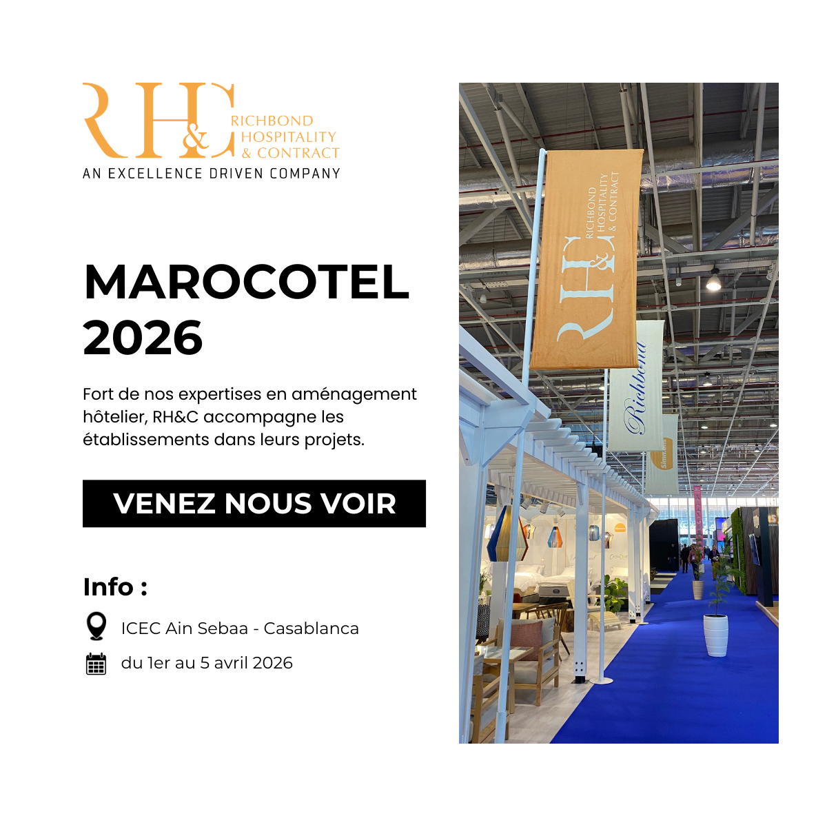 ? RH&C participe à Marocotel 2026
